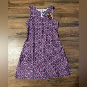 💚 nuu muu Floral Sleeveless Dress - Pink, Purple, and Blue